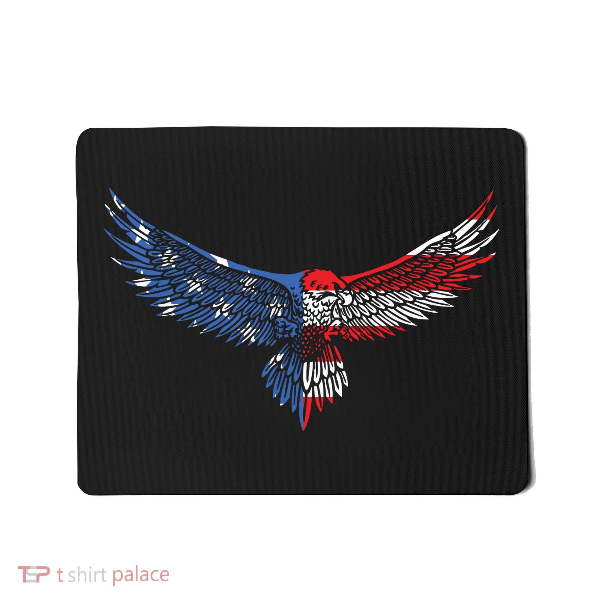 American Flag An Eagle Mullet Patriotic For Dad Husband Mousepad