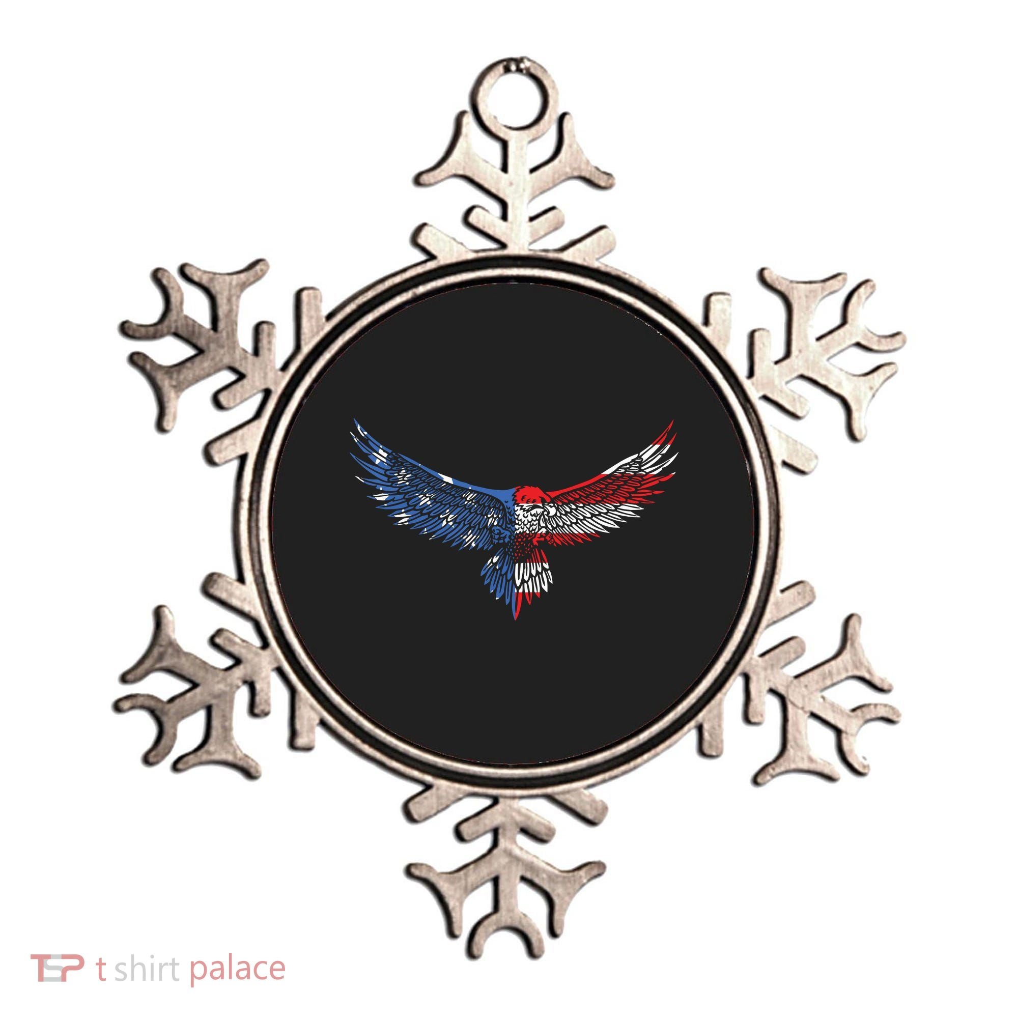 American Flag An Eagle Mullet Patriotic For Dad Husband Ornament
