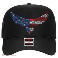American Flag An Eagle Mullet Patriotic For Dad Husband Hat thumb 0