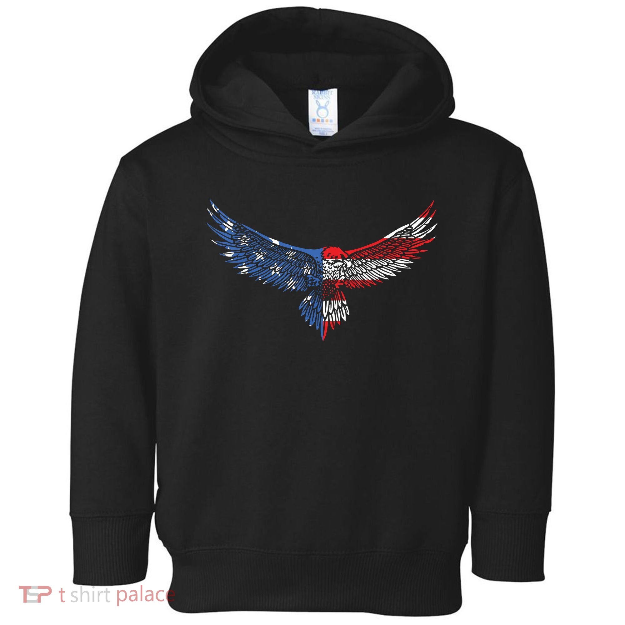 American Flag An Eagle Mullet Patriotic For Dad Husband Toddler Hoodie
