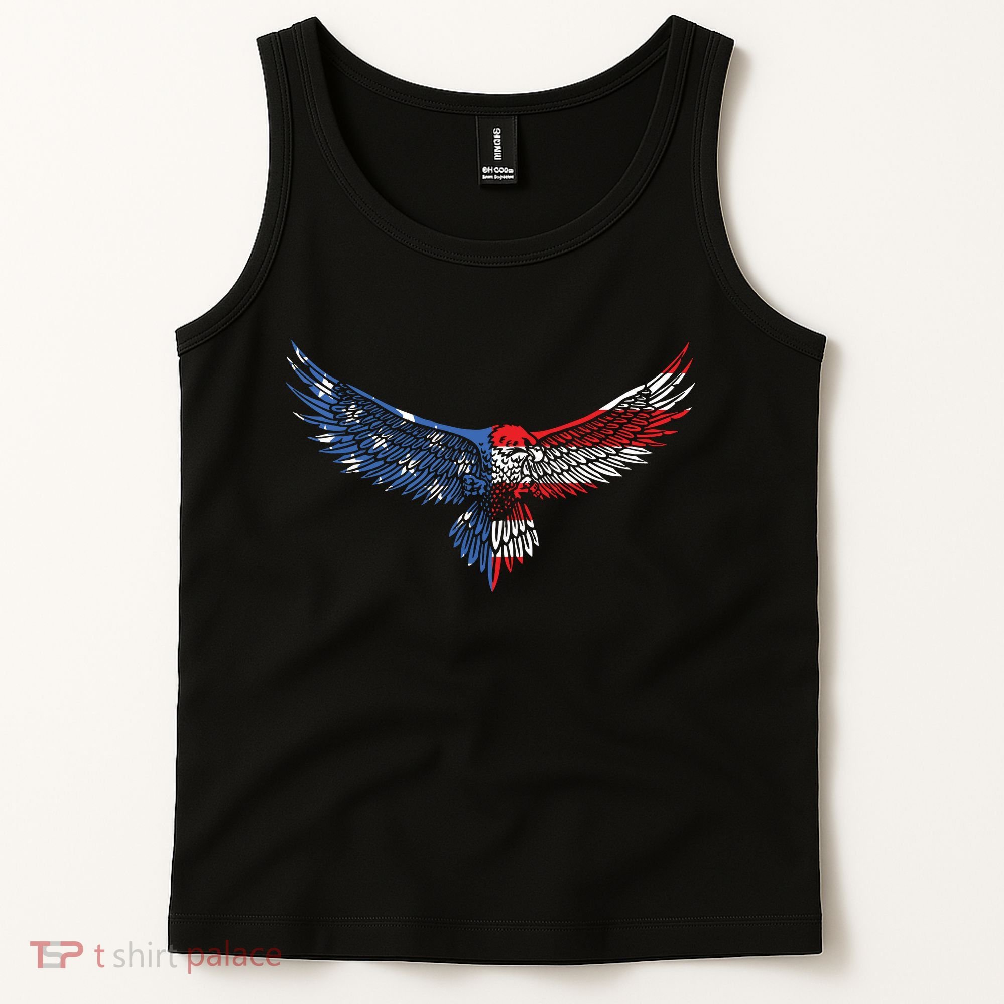 American Flag An Eagle Mullet Patriotic For Dad Husband Tank Top