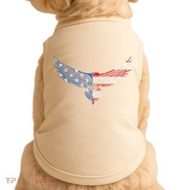 American Flag An Eagle Mullet Patriotic For Dad Husband Doggie Tank