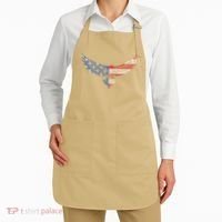 American Flag An Eagle Mullet Patriotic For Dad Husband Apron thumb 2
