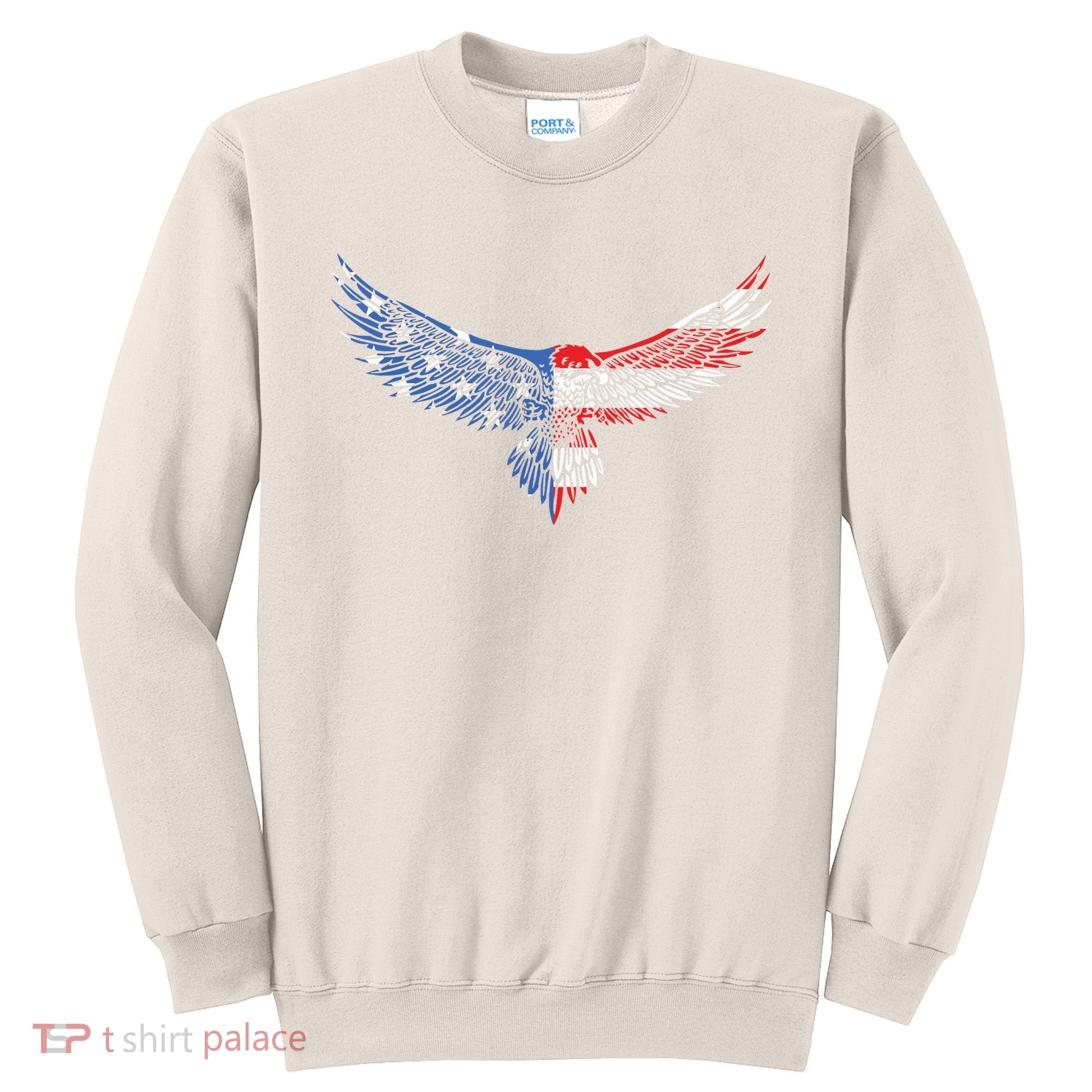 American Flag An Eagle Mullet Patriotic For Dad Husband Sweatshirt