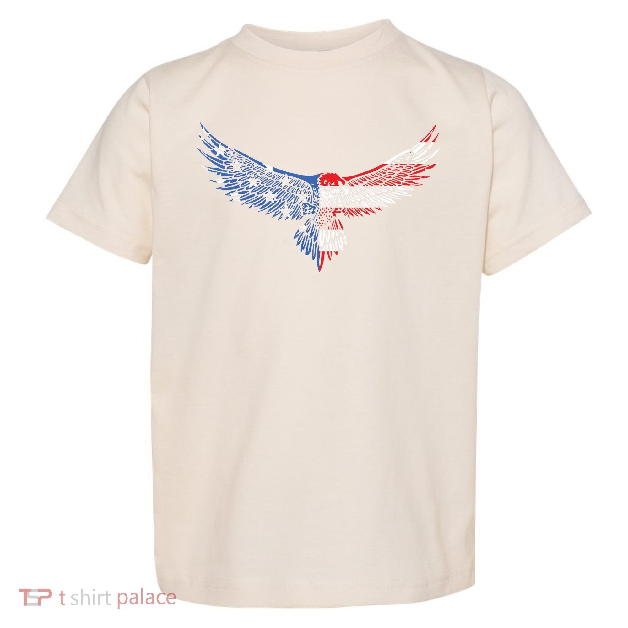 American Flag An Eagle Mullet Patriotic For Dad Husband Toddler T-Shirt
