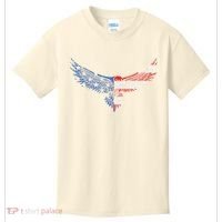 American Flag An Eagle Mullet Patriotic For Dad Husband Kids T-Shirt thumb 0