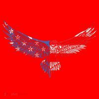 American Flag An Eagle Mullet Patriotic For Dad Husband Santa Hat thumb 1