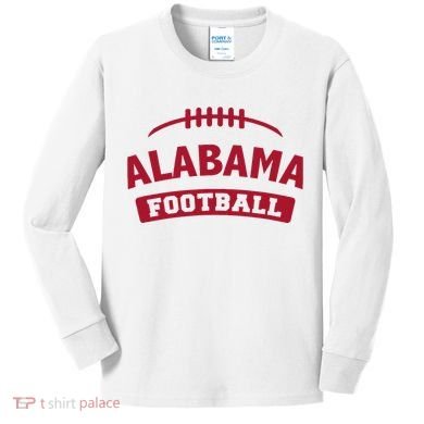 Alabama Football Kids Long Sleeve Shirt