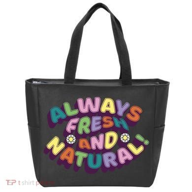 Always Fresh And Natural Colorful Tote Bag