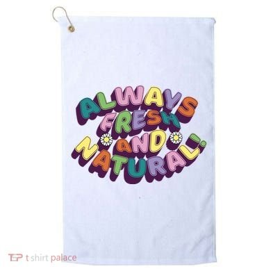 Always Fresh And Natural Colorful Golf Towel