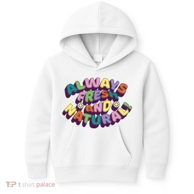 Always Fresh And Natural Colorful Kids Hoodie