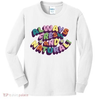 Always Fresh And Natural Colorful Kids Long Sleeve Shirt