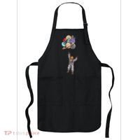 Astronaut Flying Away On Balloons Apron thumb 0