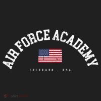 Air Force Academy Co American Flag Usa City Name Cute Gift Women's Sweatshirt thumb 2