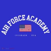 Air Force Academy Co American Flag Usa City Name Cute Gift Long Sleeve Shirt thumb 2