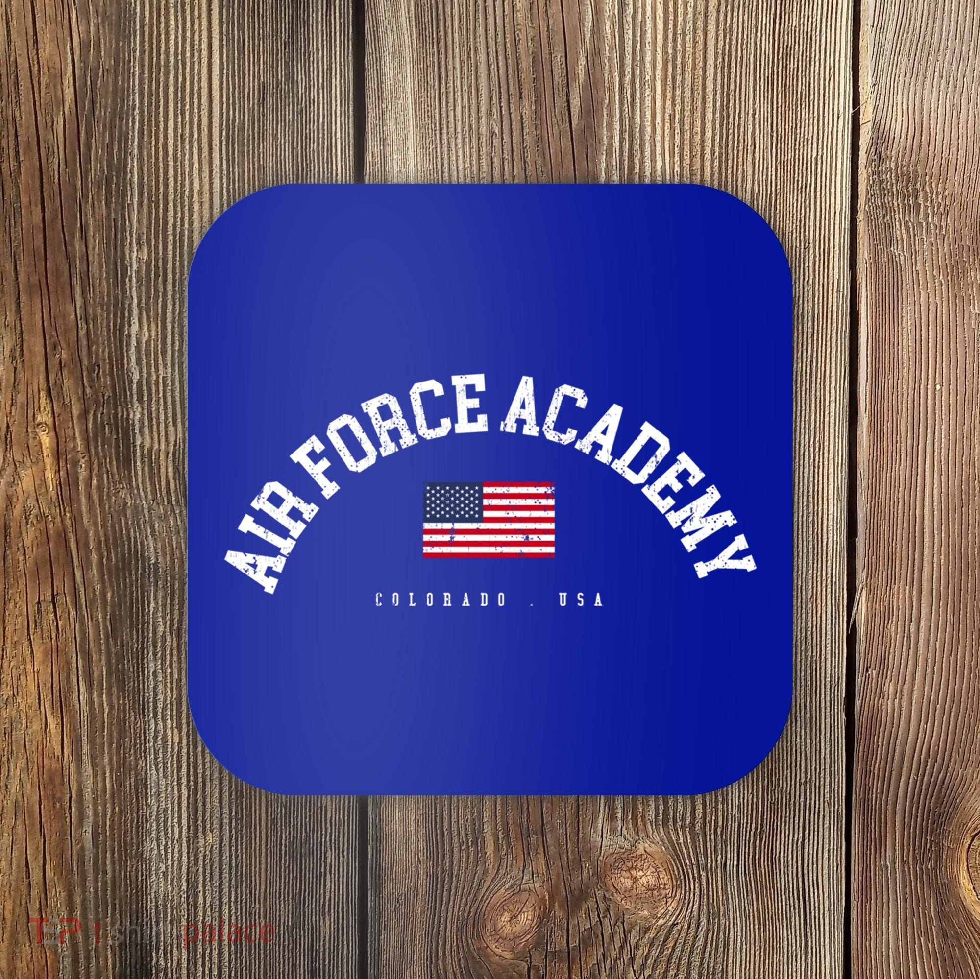 Air Force Academy Co American Flag Usa City Name Cute Gift Coaster