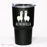 Alpacapella - Funny A Cappella Alpaca Singing Pun Tumbler thumb 0