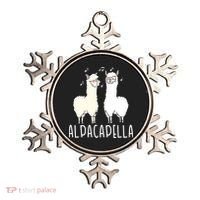 Alpacapella - Funny A Cappella Alpaca Singing Pun Ornament thumb 0