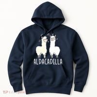 Alpacapella - Funny A Cappella Alpaca Singing Pun Hoodie thumb 0