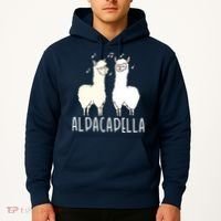 Alpacapella - Funny A Cappella Alpaca Singing Pun Hoodie thumb 2
