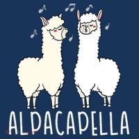 Alpacapella - Funny A Cappella Alpaca Singing Pun Hoodie thumb 7