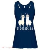 Alpacapella - Funny A Cappella Alpaca Singing Pun Ladies Essential Flowy Tank thumb 0