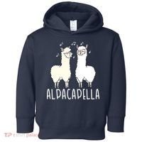 Alpacapella - Funny A Cappella Alpaca Singing Pun Toddler Hoodie thumb 0
