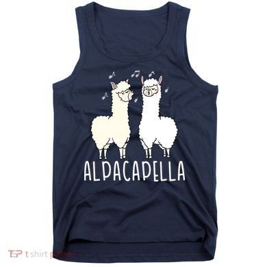 Alpacapella - Funny A Cappella Alpaca Singing Pun Tank Top