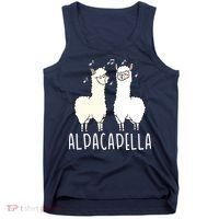 Alpacapella - Funny A Cappella Alpaca Singing Pun Tank Top thumb 0