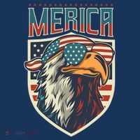 American Flag Bald Eagle 4th of July Patriotic USA Gift Long Sleeve Shirt thumb 2