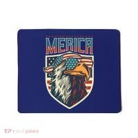 American Flag Bald Eagle 4th of July Patriotic USA Gift Mousepad thumb 0