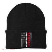 American Flag Baseball Team Gift Beanie thumb 0