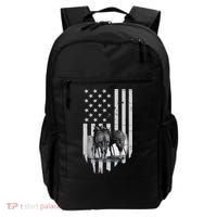 American Flag Belgian Draft Horses Gift For Farmer Meaningful Gift Backpack thumb 0