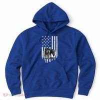 American Flag Belgian Draft Horses Gift For Farmer Meaningful Gift Hoodie thumb 0