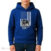American Flag Belgian Draft Horses Gift For Farmer Meaningful Gift Kids Hoodie thumb 4