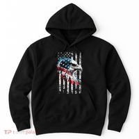 American Flag Bald Eagle Patriotic Bald Eagle Hoodie thumb 0