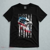 American Flag Bald Eagle Patriotic Bald Eagle T-Shirt thumb 5