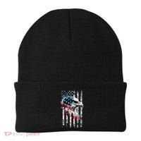 American Flag Bald Eagle Patriotic Bald Eagle Beanie thumb 0