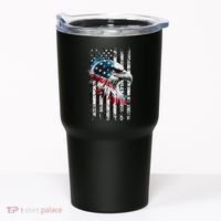 American Flag Bald Eagle Patriotic Bald Eagle Tumbler thumb 0