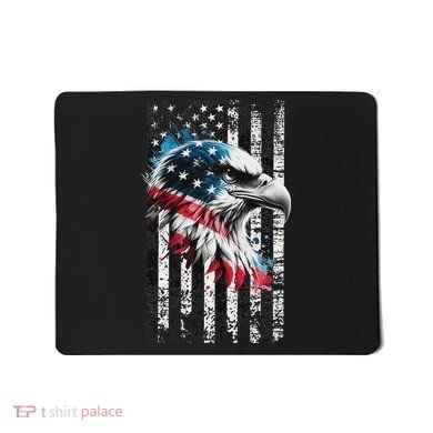 American Flag Bald Eagle Patriotic Bald Eagle Mousepad