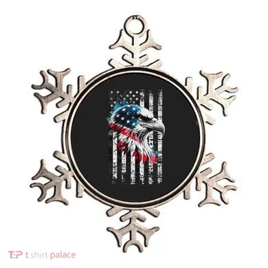 American Flag Bald Eagle Patriotic Bald Eagle Ornament