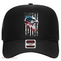 American Flag Bald Eagle Patriotic Bald Eagle Hat thumb 0