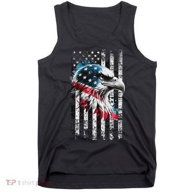 American Flag Bald Eagle Patriotic Bald Eagle Tank Top