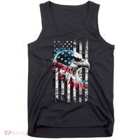 American Flag Bald Eagle Patriotic Bald Eagle Tank Top thumb 0