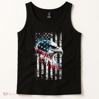 American Flag Bald Eagle Patriotic Bald Eagle Tank Top thumb 2