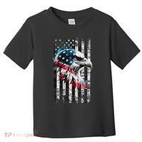 American Flag Bald Eagle Patriotic Bald Eagle Toddler T-Shirt thumb 0