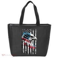 American Flag Bald Eagle Patriotic Bald Eagle Tote Bag thumb 0