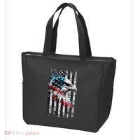 American Flag Bald Eagle Patriotic Bald Eagle Tote Bag thumb 3