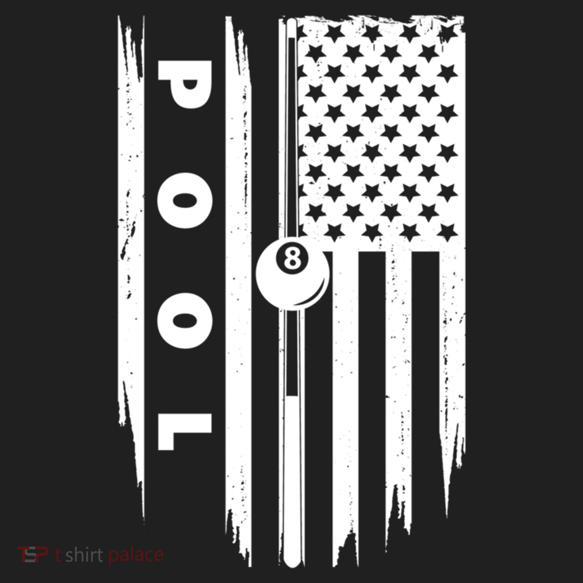 American Flag Billiards Pool Player Billiard Gift Golf Towel