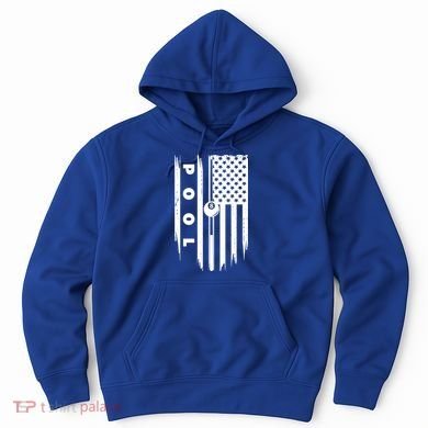American Flag Billiards Pool Player Billiard Gift Hoodie